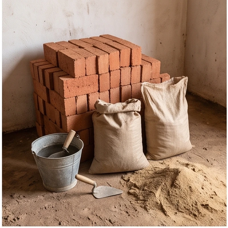 Materiales para la estufa horno