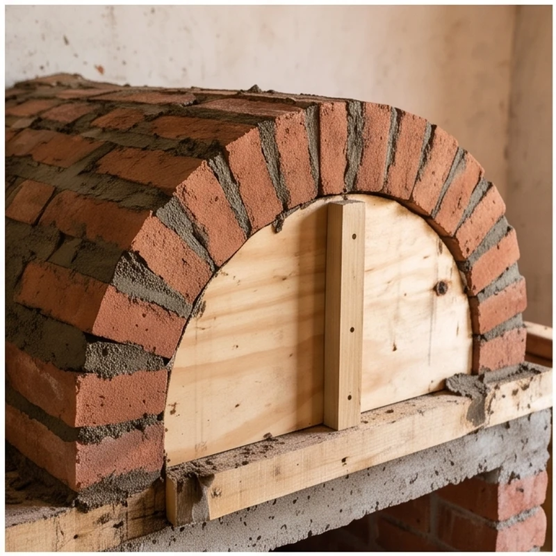 Construccion del arco del horno