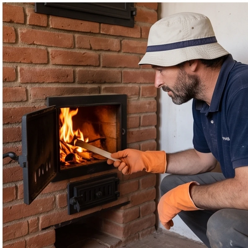 Prueba de fuego de la estufa
