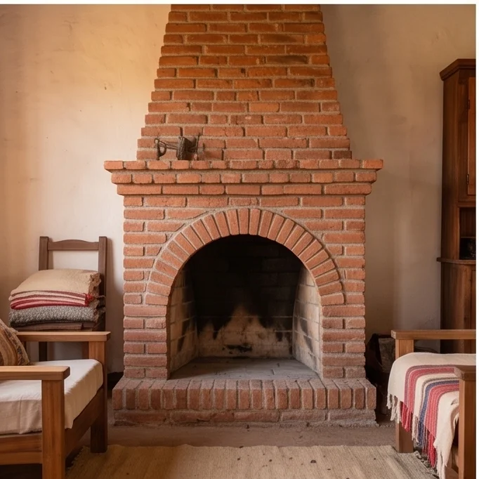 Registro de tiro o compuerta de chimenea inglesa
