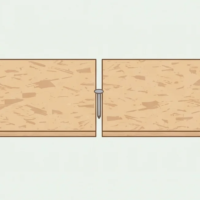 Esquema de planchas de entablado con separacion de 3 mm entre juntas
