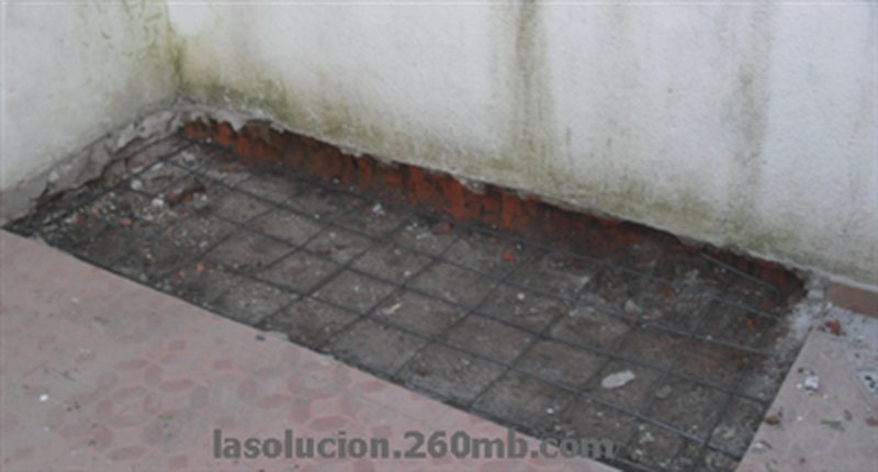 Maya electrosoldada para refuerzo del piso
