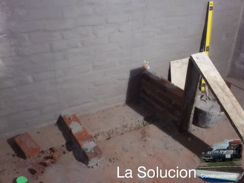 Construccion de la estufa en proceso