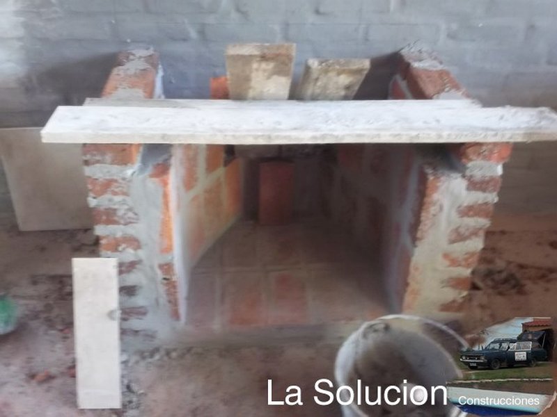 Sosten del reflector - encofrado provisorio