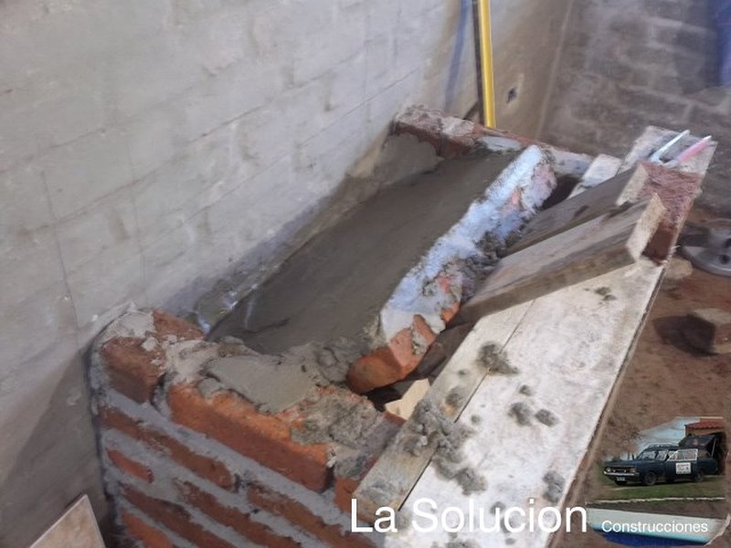 Hormigonado del pulmon terminado