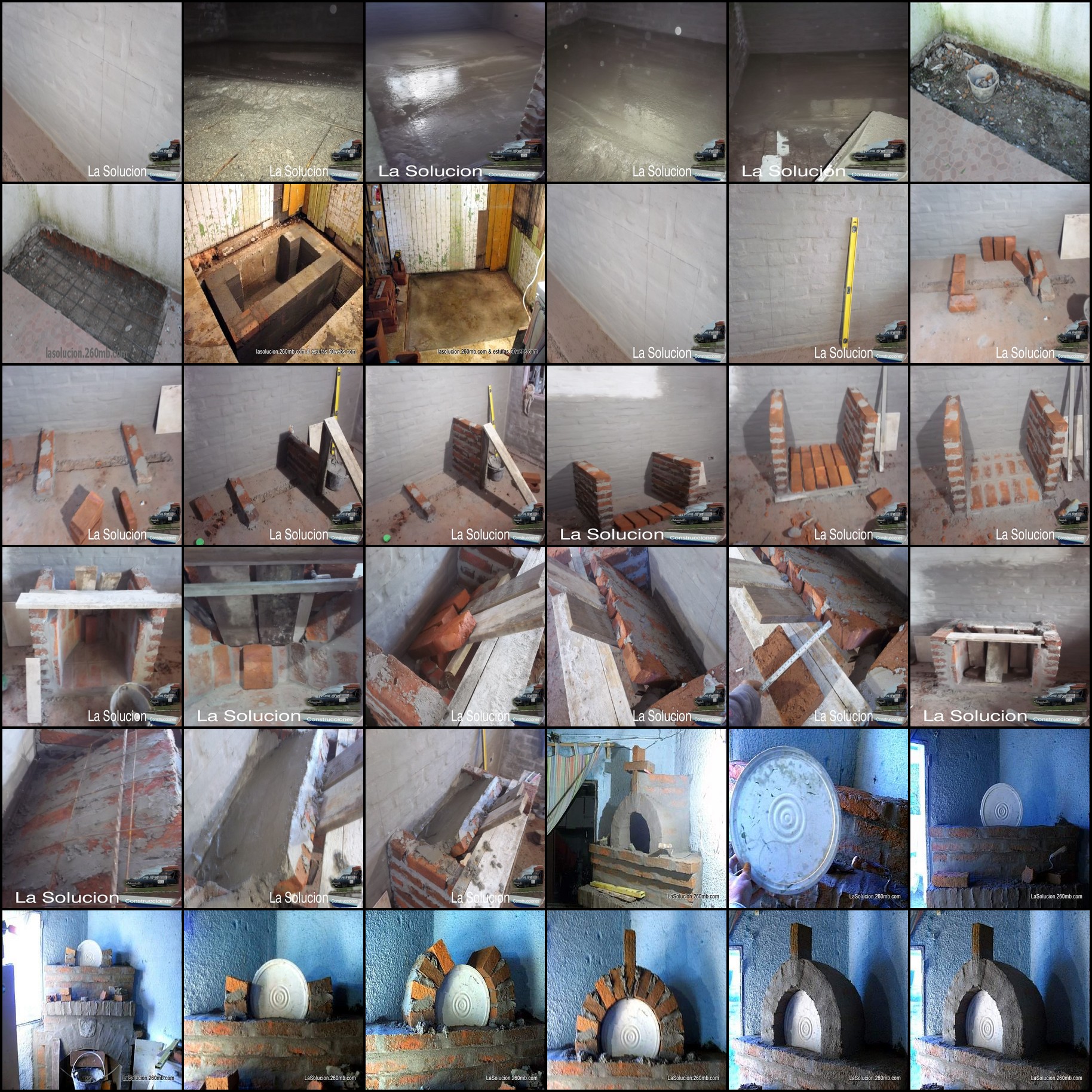 Grilla 6x6 de referencia - fotos reales de estufas