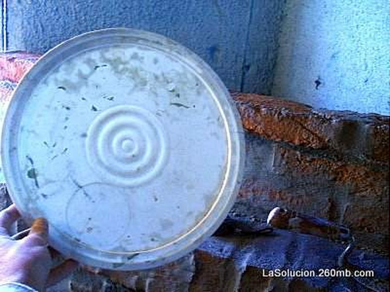 Construccion del horno con ladrillos
