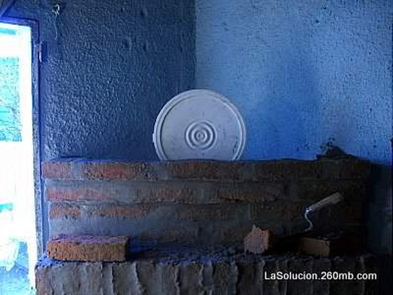 Progreso de la construccion del horno